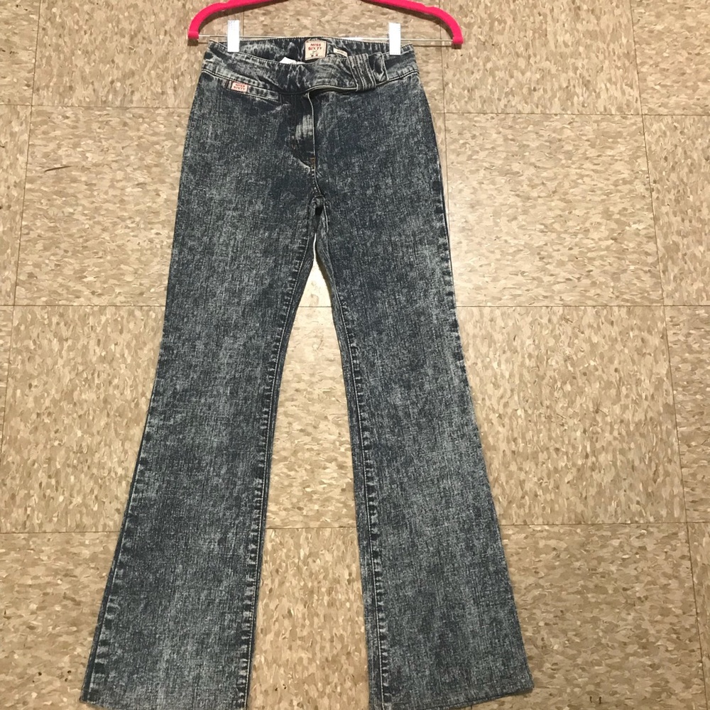 Miss Sixty Cropped Ankle Stonewashed Jeans Rare !